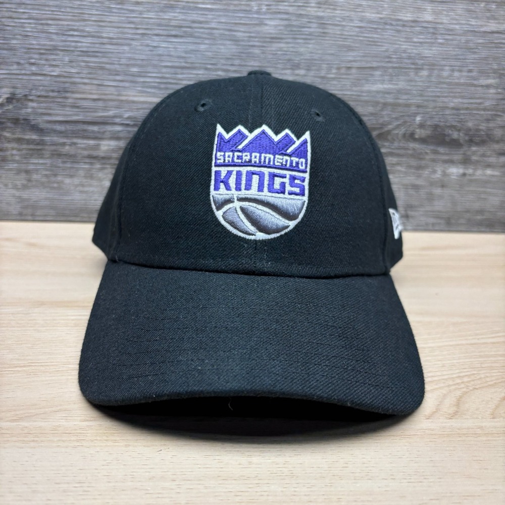 Sacramento Kings Hat Cap Strap Back Black NBA Basketball Adjustable New Era